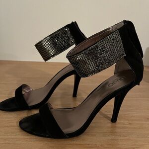 Liu Jo Black and Silver Women's Heels
